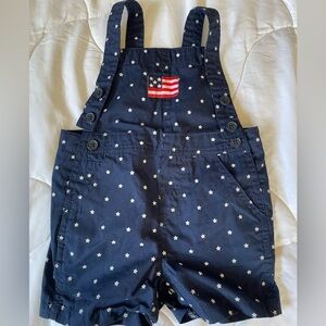 18 mo. Stars and Stripes overall shorts 🇺🇸🇺🇸🇺🇸🇺🇸🇺🇸